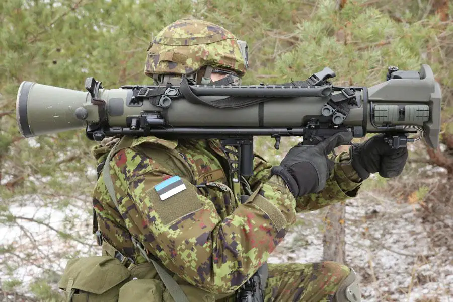 Estonian Junior Non-Commissioned Officers Course Fires New Carl-Gustaf M4 Recoilless Rifle