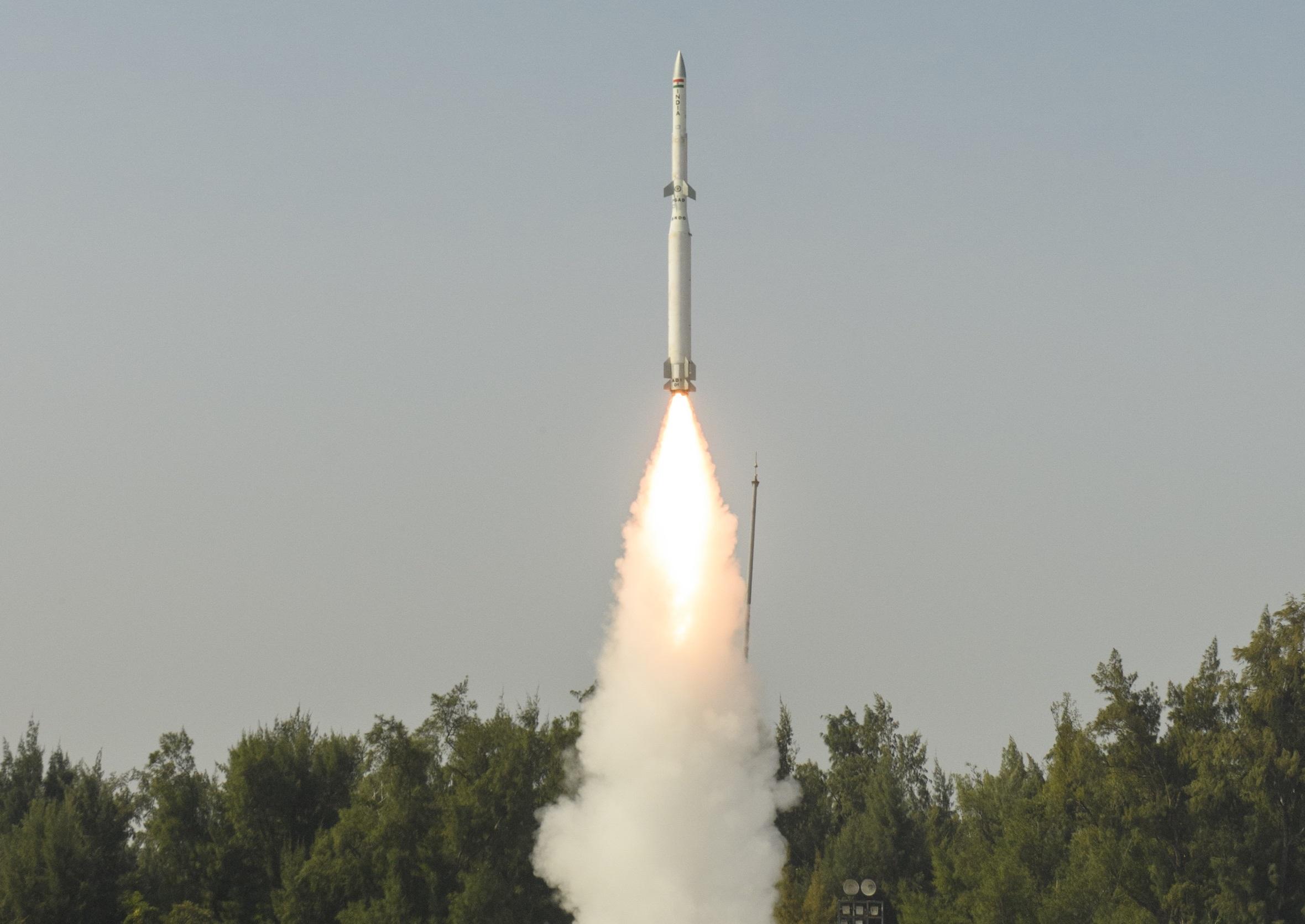 Indian DRDO Flight Tests Phase-II Ballistic Missile Defence Interceptor AD-1 Missile