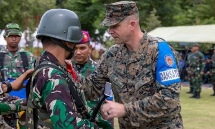 Indonesian and US Marine Corps Hold Inaugural Keris Marine Exercise in Lampung