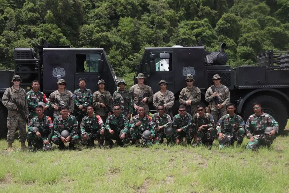 Indonesian and US Marine Corps Hold Inaugural Keris Marine Exercise in Lampung