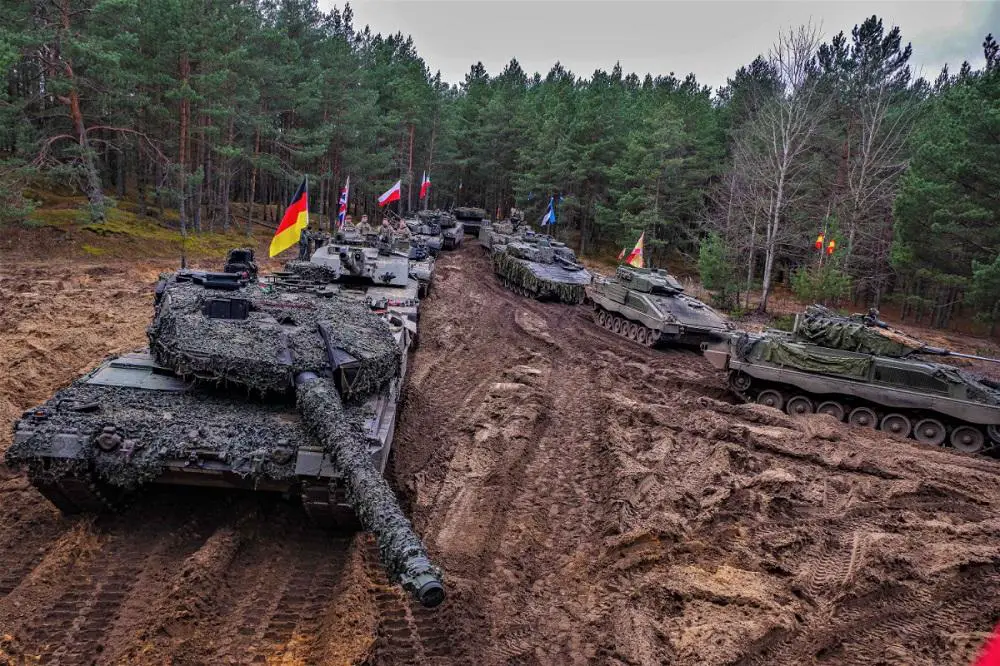Iron Spear 2022 saw 34 armoured teams from 13 NATO member states