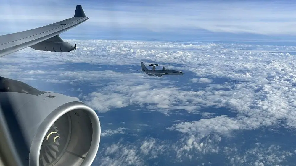 NATO Multinational MRTT and AWACS Fleets Test Air-to-air Refueling Assets