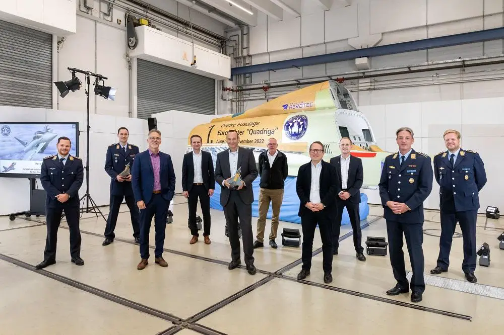 Premium Aerotec Delivers First Centre Fuselage for Germany's Project Quadriga Eurofighter