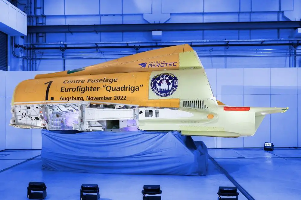 Premium Aerotec Delivers First Centre Fuselage for Germany’s Project Quadriga Eurofighter
