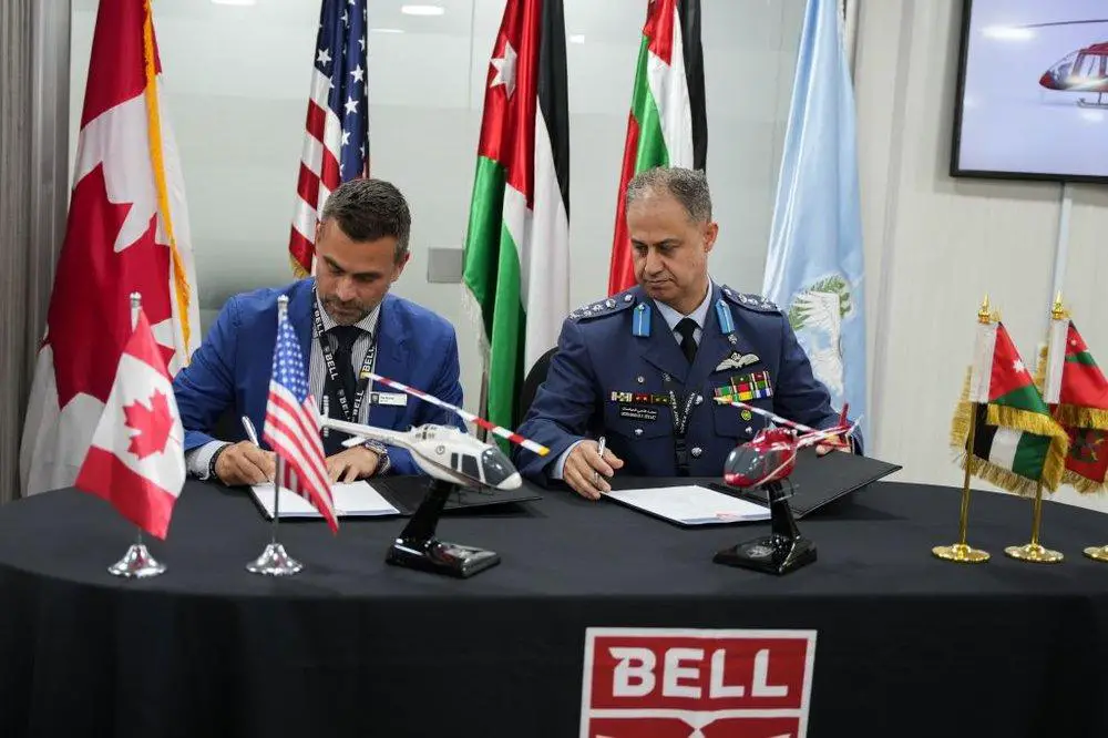 Royal Jordanian Air Force Agrees to Purchase Bell 505 Helicopters and Flight Training Devices