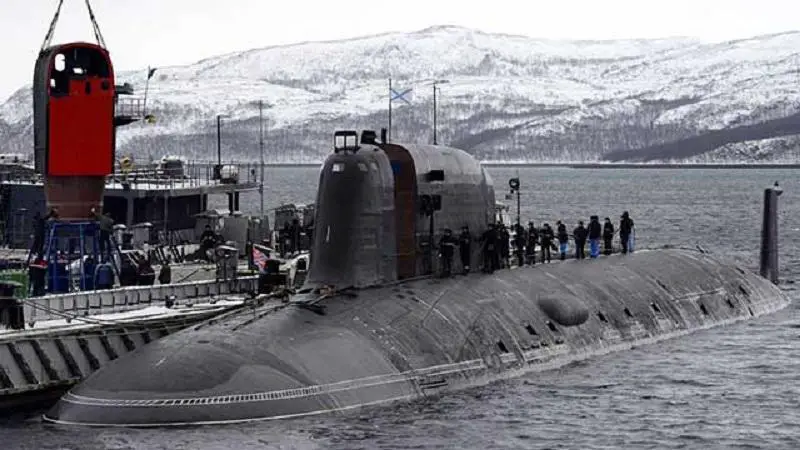 Russian Nuclear-powered Cruise Missile Submarine Krasnoyarsk (K-571) Conducts Sea Trials