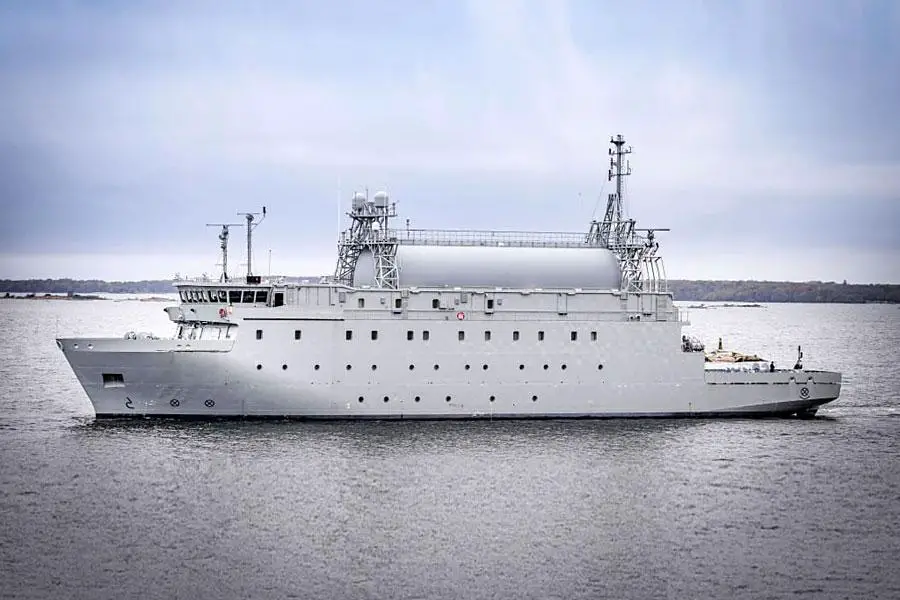 Keel Laying Ceremony for First Polish Navy SIGINT Ship Built at Remontowa Shipyard