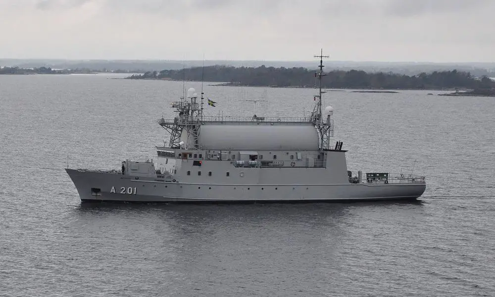 Swedish Navy Signals Intelligence Ship HMS Orion (A201)