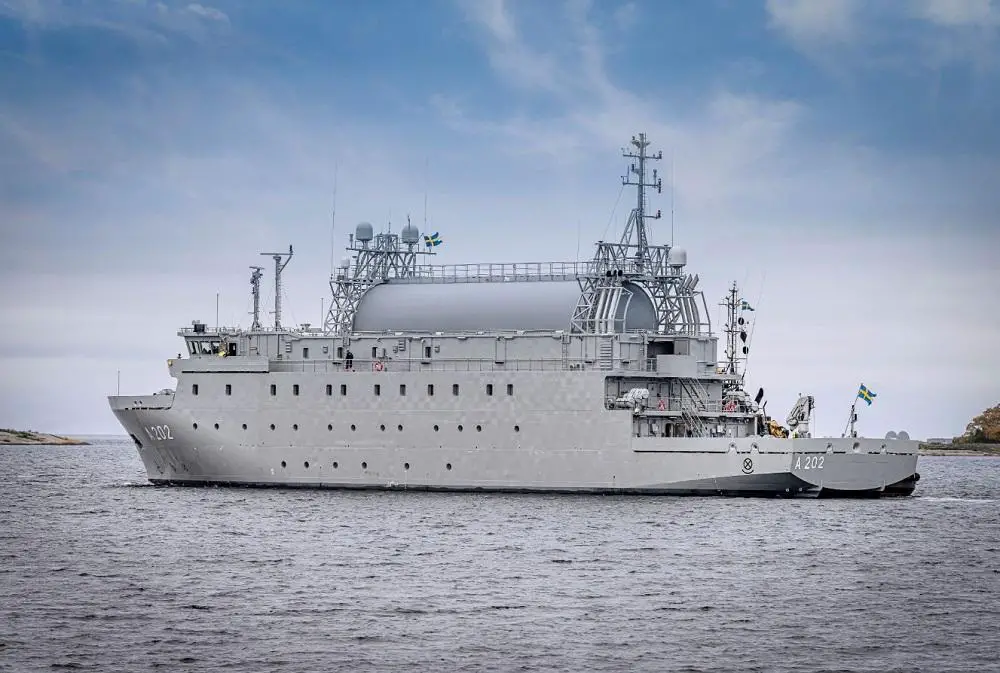 Swedish Navy Signals Intelligence Ship HMS Artemis Begins Sea Trials