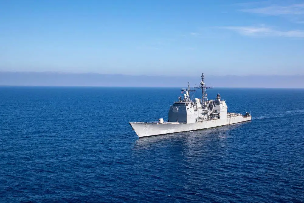US Navy Guided-missile Cruiser USS Leyte Gulf (CG 55) Arrives in Croatia