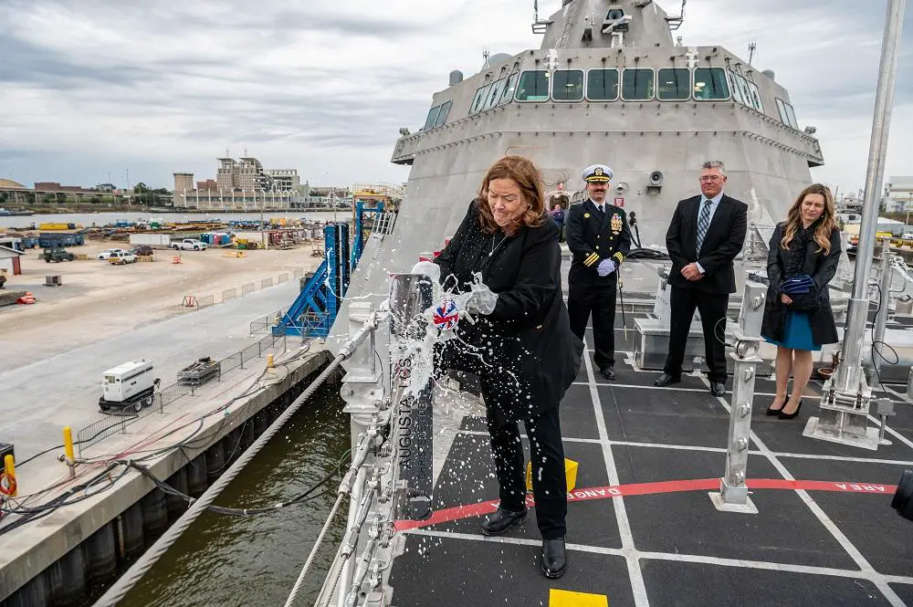 Austal USA Celebrates Christening of US Navy Littoral Combat Ship USS Augusta (LCS 34)