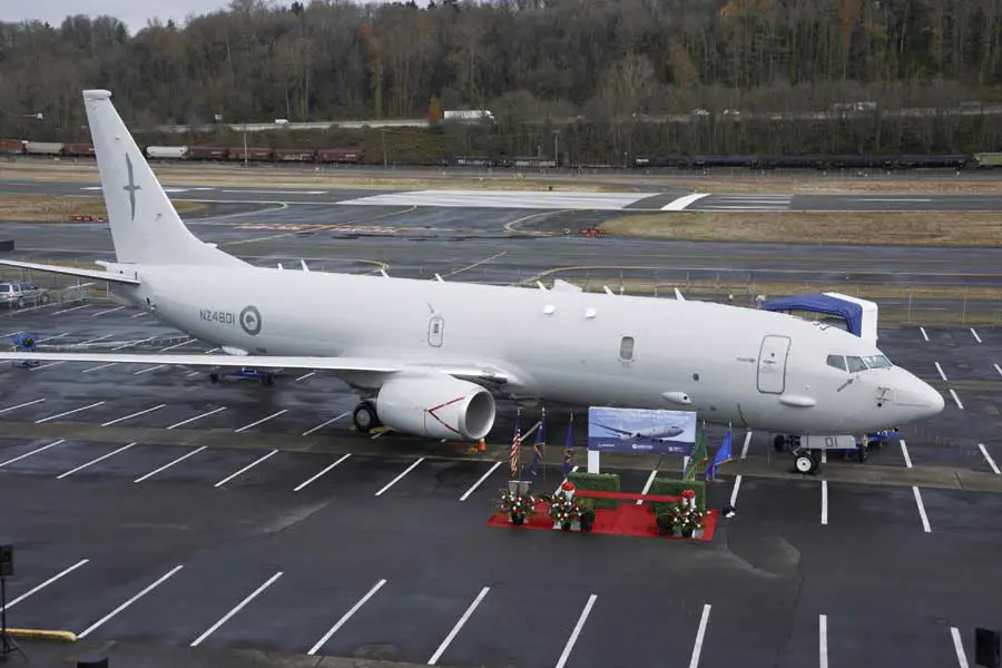 Boeing Delivers First Boeing P-8A Poseidon Maritime Patrol Aircraft to New Zealand