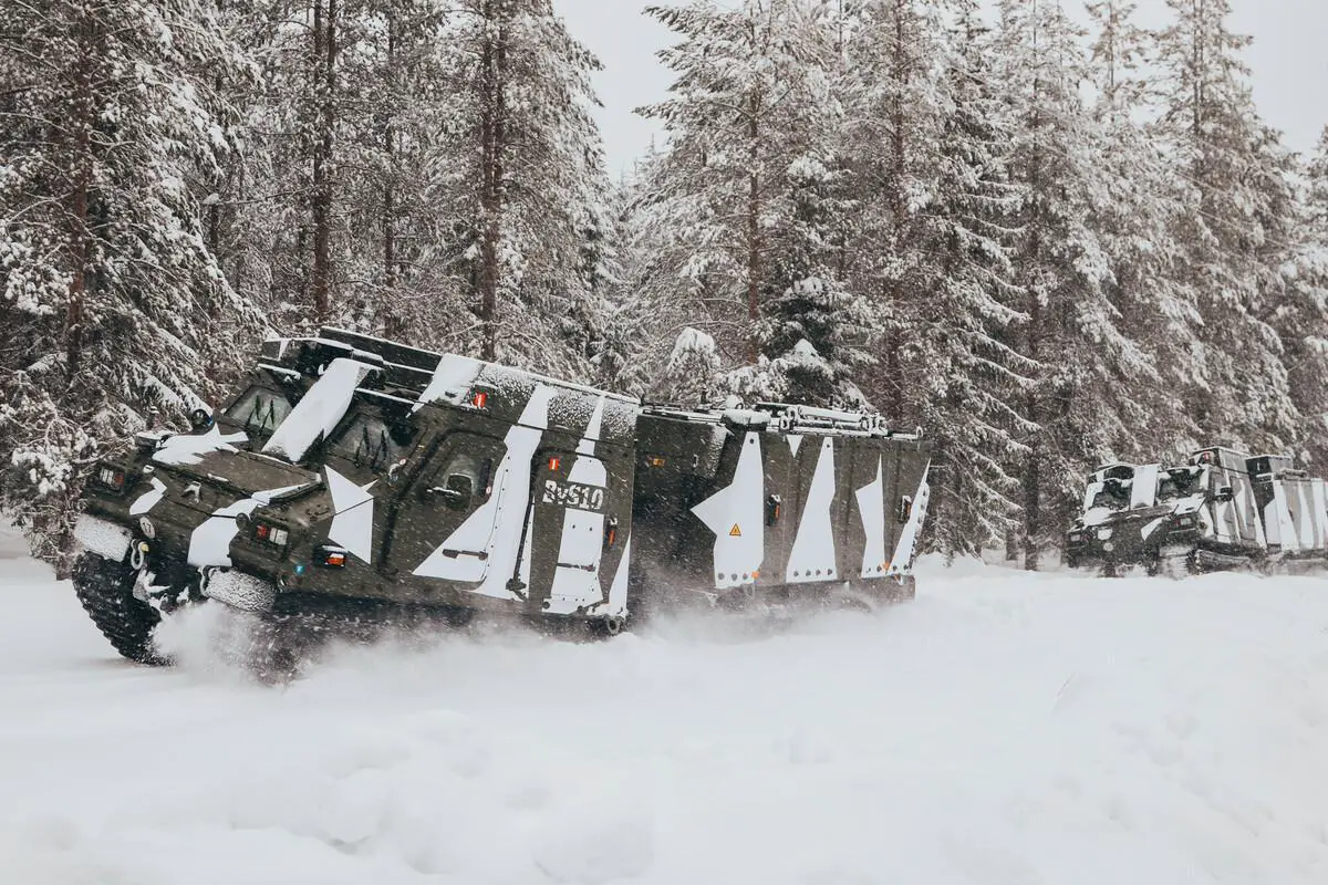 Sweden Germany and UK Jointly Acquire 436 BAE System BvS10 All-Terrain Vehicles