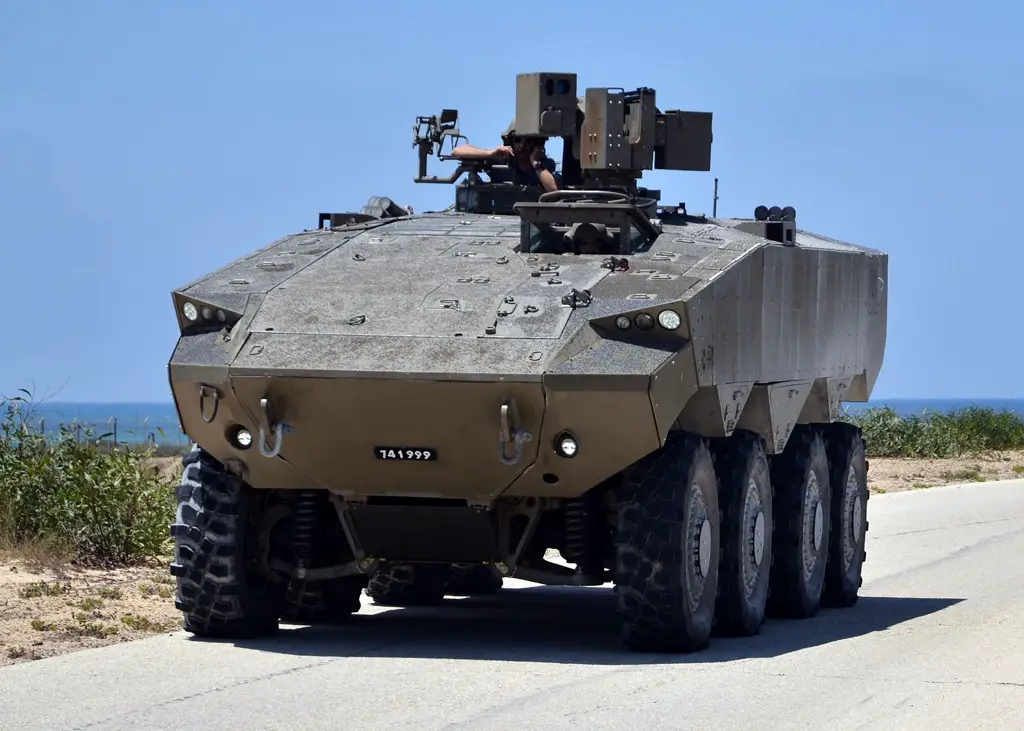 Israel Defense Forces Eitan 8x8 wheeled armoured personnel carrier (APC)