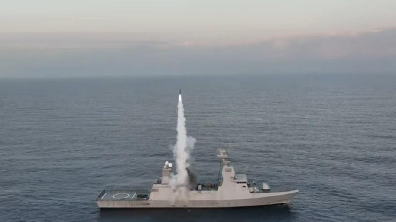 Israeli Navy Sa’ar 6-class Corvette INS Magen Tests BARAK LRAD Anti-cruise Missile Interceptor