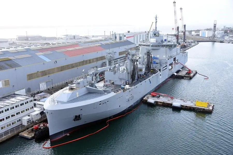 French Navy Logistic Support Ship Jacques Chevallier