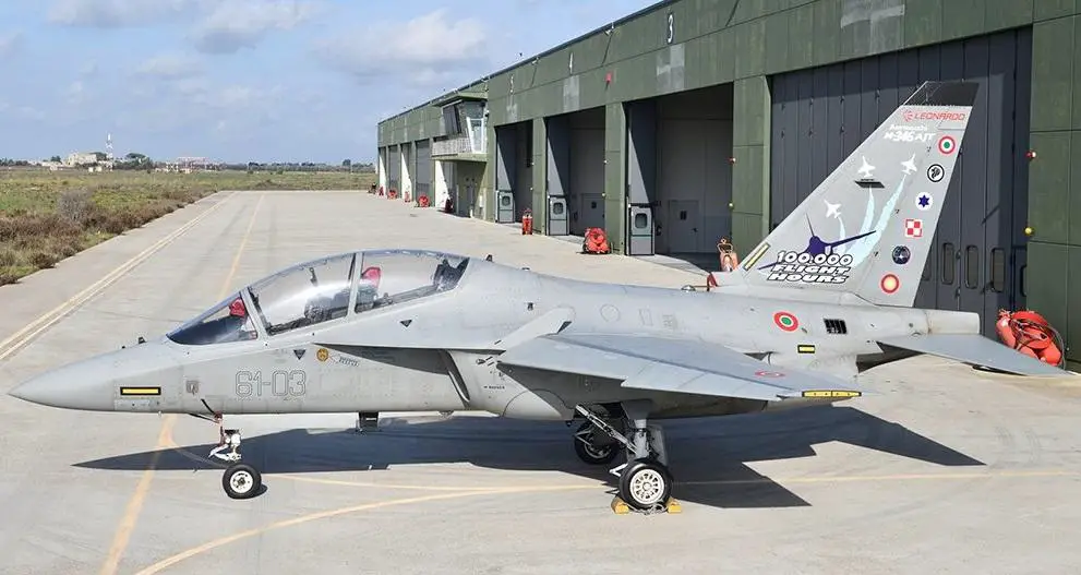Italian Air Force Leonardo M-346 Lavi Advanced Jet Trainer