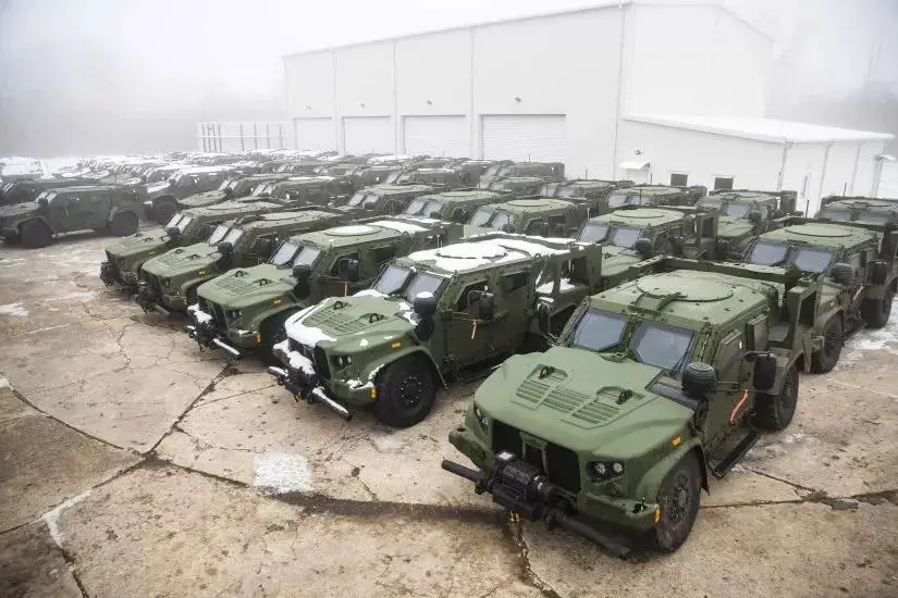 Second shipment of  Oshkosh Defense Joint Light Tactical Vehicles (JLTVs) arrives in Lithuania. 