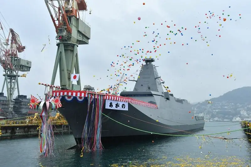 Mitsubishi Heavy Industries Launches Sixth Mogami-class Frigate JS Agano (FFM-6)