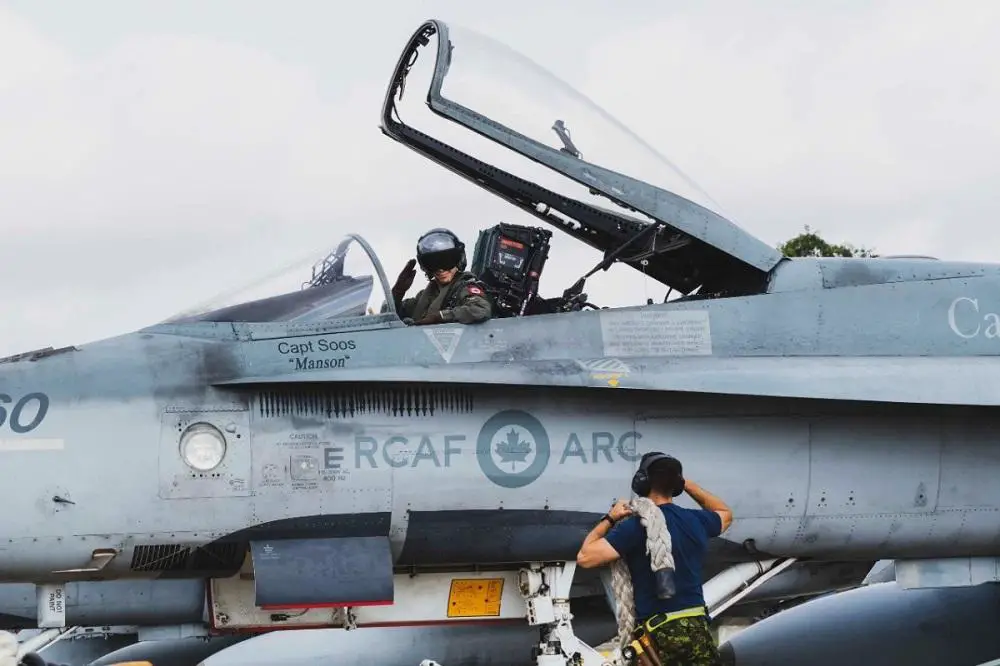 The Canadian jets were on stand-by to launch quick reaction alert sorties alongside the Romanian F-16s when directed by the Combined Air Operations Centre at Torrejón Spain, and controlled by the Control and Reporting Centre in Bucharest.