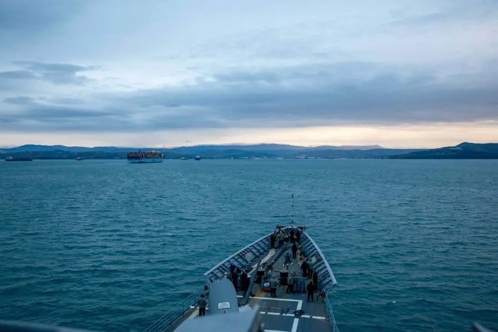 Ticonderoga-class Guided-missile Cruiser USS Leyte Gulf Arrives in Koper, Slovenia