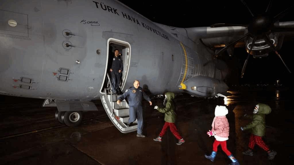 Turkish Air Force A400M Military Transport Aircrafts Stranded in Ukraine Return Home
