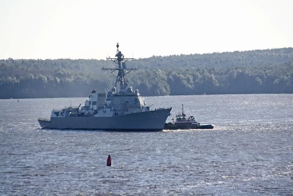 US Navy Destroyer USS Carl Levin Successfully Completes Acceptance Trials