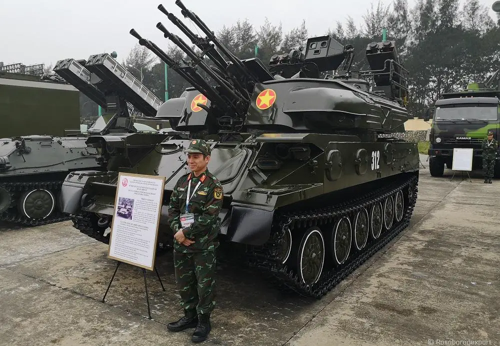 Vietnam People's Army Upgrades ZSU-23-4M Shilka Self-propelled Anti-aircraft Guns