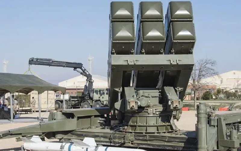Spanish Army Aspide 2000 medium surface-to-air missile 