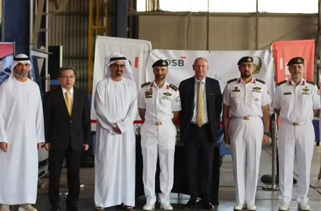 ADSB starts construction of the 1st Falaj 3-class OPV for the UAE Navy