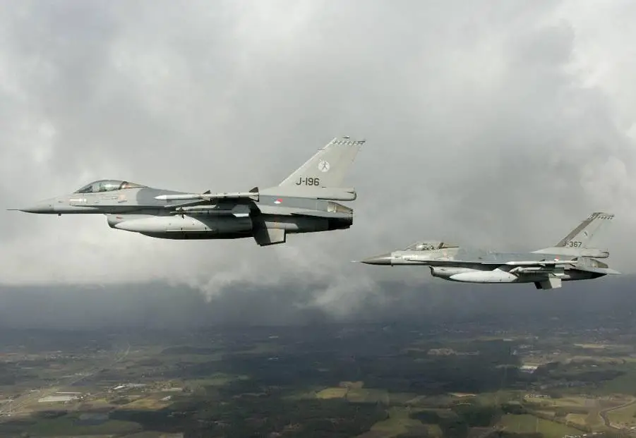 Belgian Air Component F-16 Fighters Take Over BENELUX Airspace Surveillance Task