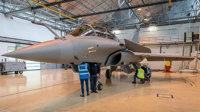 Dassault Aviation delivered Rafale B359 to the French defense procurement agency. (Photo by DGA)