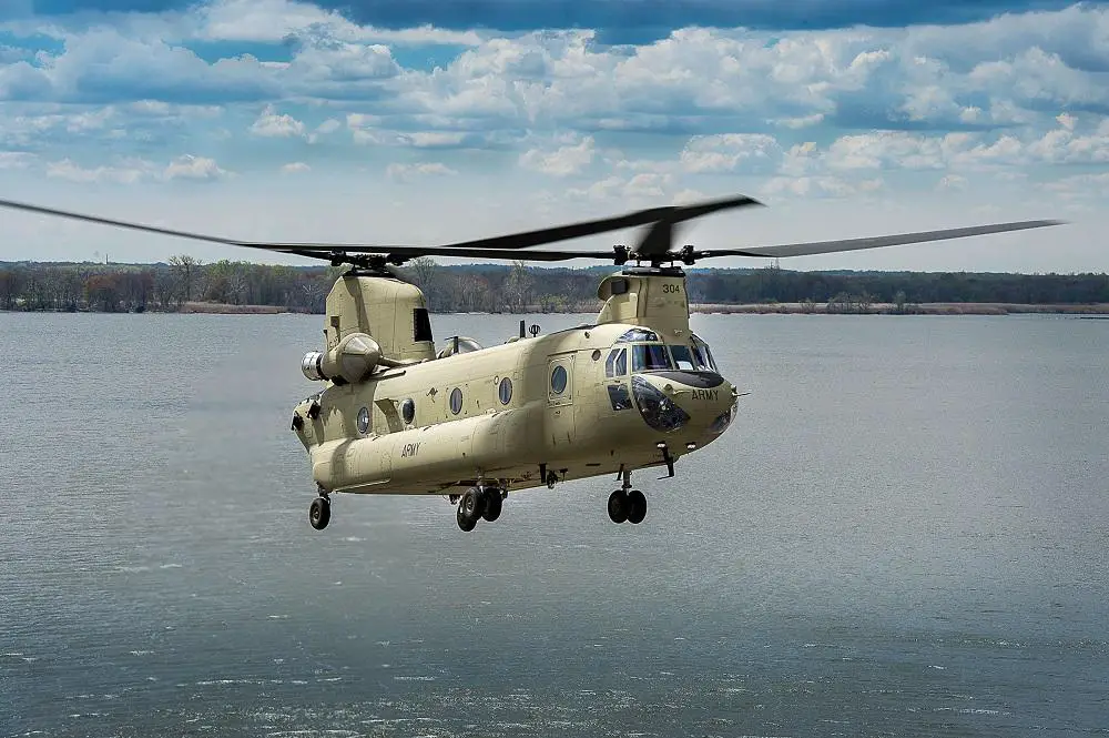 Boeing CH-47F Chinook transport helicopter
