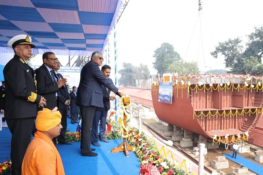 GRSE Lays Keel for Indian Navy’s Two Anti-submarine Warfare Shallow Craft Vessels