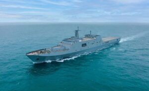 Hudong-Zhonghua Shipbuilding Launches Royal Thai Navy Landing Platform Dock Chang (LPD-792)
