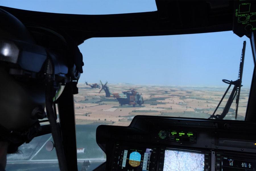 Indra Develops Third NH90 Helicopter Simulator for Spanish Air Force