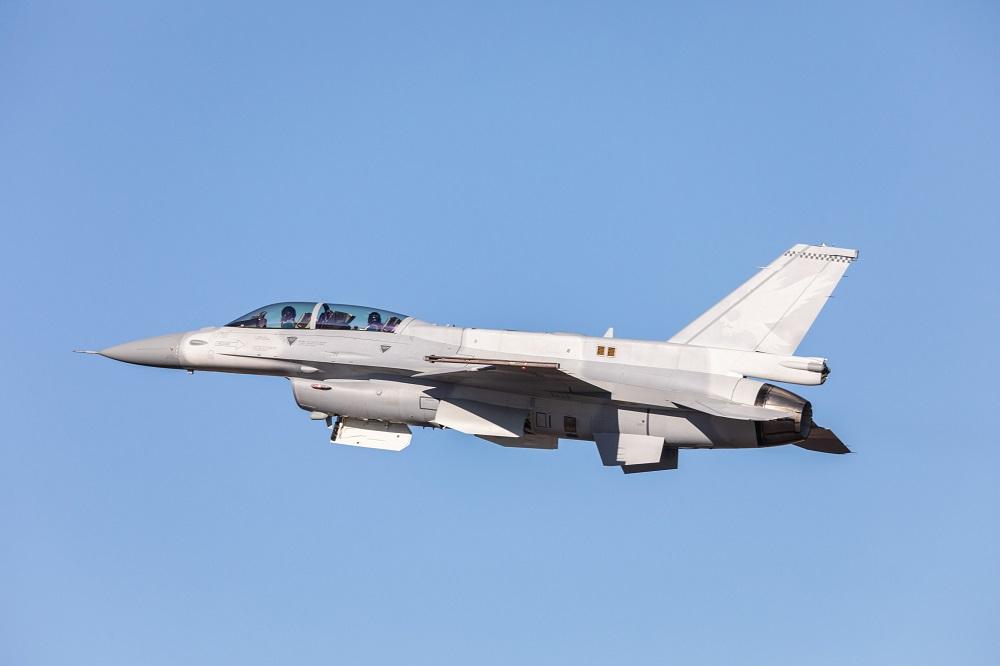 The F-16 Block 70 that made the variant's first flight on Tuesday is the first of 16 aircraft to be delivered to Bahrain. 