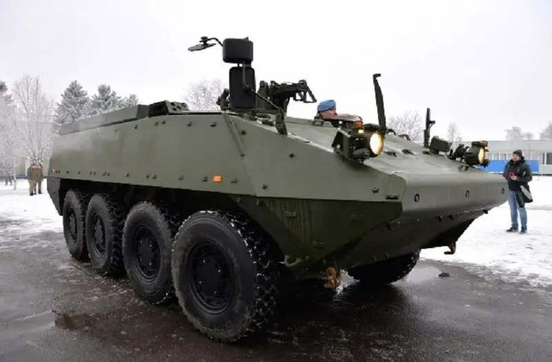 Moldovan Army Receives First Three Piranha IIIH Armored Personnel Carriers
