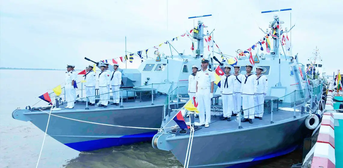 Myanmar Navy Commissions Two Super Dvora Mk III-class Fast-Patrol Boats