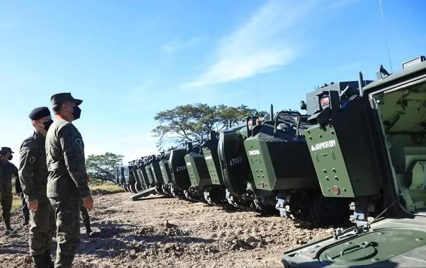 The Philippine Army has re-inducted its upgraded ACV-300 tracked armored personnel carriers which received new Saber turrets from FNSS.