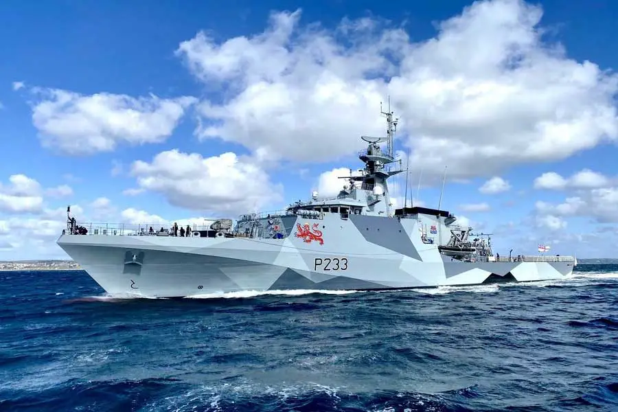 Royal Navy Offshore Patrol Vessel HMS Tamar Sails To Andaman And Nicobar Islands