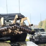 British Army Trojan Armoured Vehicle Royal Engineers (AVRE)