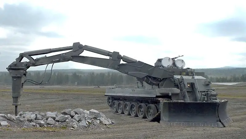 Russian Army UBIM Universal Combat Engineer Vehicle