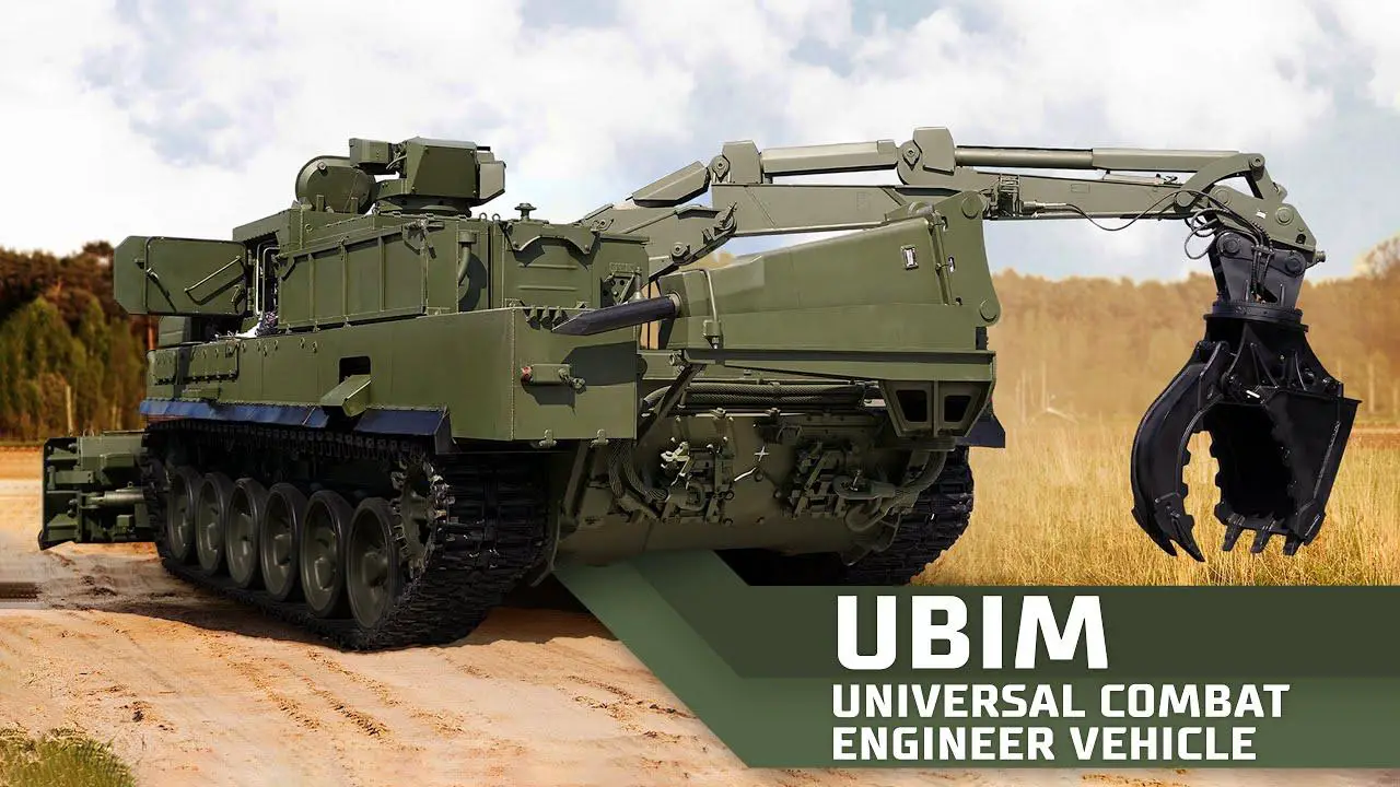 Russian Army to Receive UBIM Universal Combat Engineer Vehicles Based on T-72B3 Tank