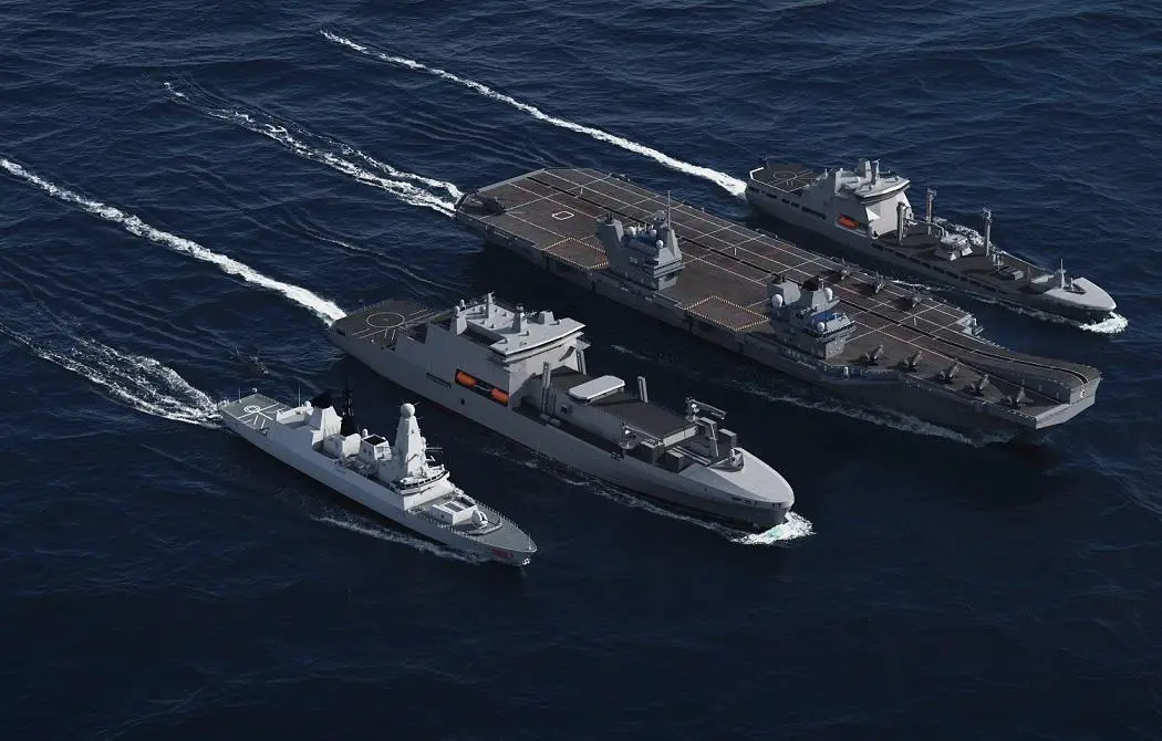 £1.6 billion UK Ministry of Defence contract for Royal Navy support ships awarded to Team Resolute.