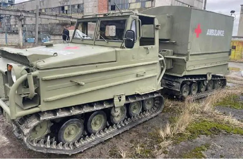Ukrainia Receives Swedish Bandvagn 202 Tracked Articulated All-terrain Vehicles
