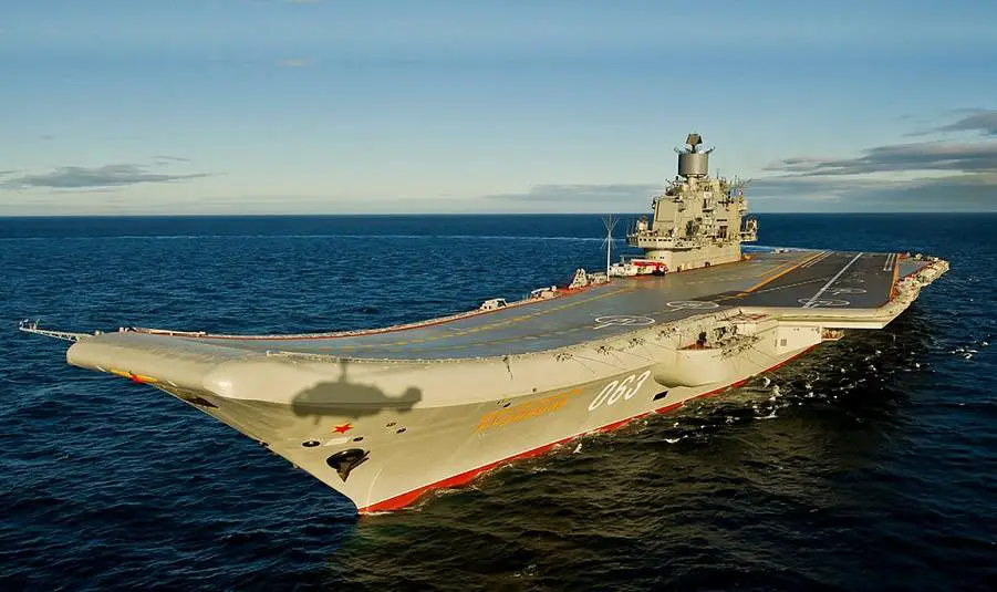 Russian Navy Aircraft Carrier Admiral Kuznetsov