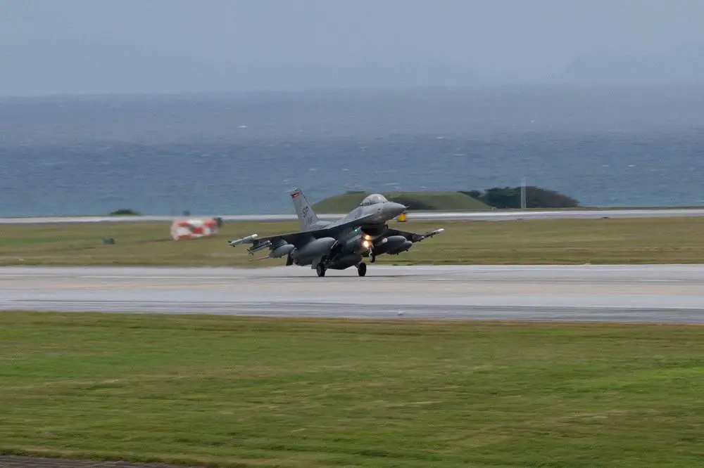US Air Force Moves Its F-16 Fighting Falcons from Germany to Kadena Air Force Base, Japan