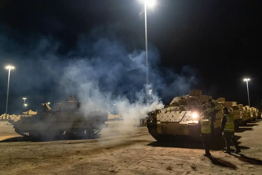 USTRANSCOM Delivers More Than 60 Bradley Fighting Vehicles to Ukraine