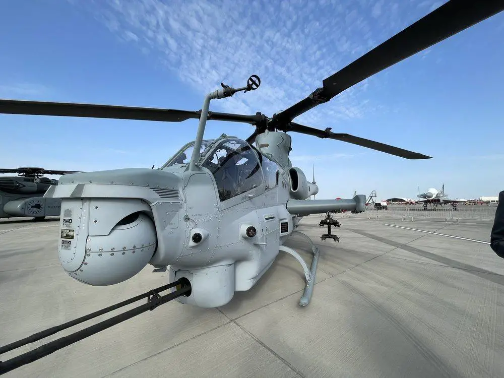 Royal Bahraini Air Force AH-1Z Viper Attack Helicopter at Bell Military Aircraft Assembly Center in Amarillo.